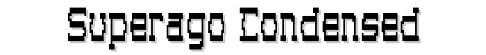 Superago Condensed font